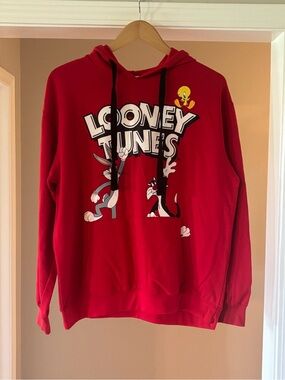 Warner Bros. Looney Tunes Red Hoodie Tag